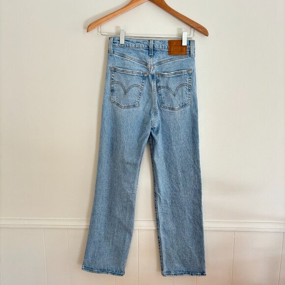 Levi's Ribcage Straight Ankle Jean - Size 25 - Picture 4 of 13